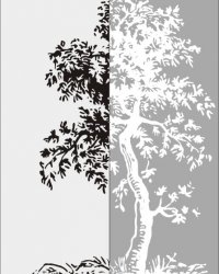 Пескоструйный рисунок Дерево 445